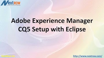 Adobe AEM/CQ5 Setup with Eclipse