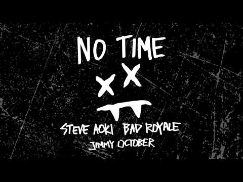 Steve Aoki & Bad Royale - No Time Feat. Jimmy October (Cover Art) [Ultra Music]