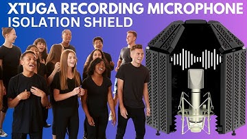 XTUGA Recording Microphone Isolation Shield Review and Installation