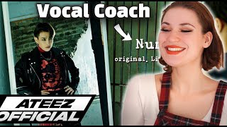 Vocal Coach Reaction to ATEEZ (에이티즈) HONGJOONG - Numb (Original. Linkin Park)