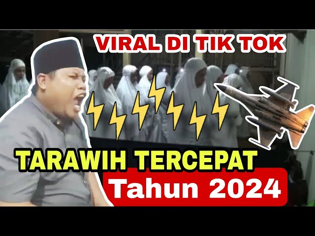 KUMPULAN SHOLAT TARAWIH TERCEPAT TAHUN 2024.||  KECEPATAN JET TEMPUR secepat kilat. class=