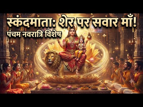 पाँचवा नवरात्रि-स्कंद माता🙏🙏#viral#trending#latest#bhajan#mataranibhajan##3dvideos#sherawalimaa#tren