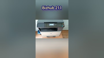 How to enter Konica Minolta bizhub 211 service mode. #bizhub