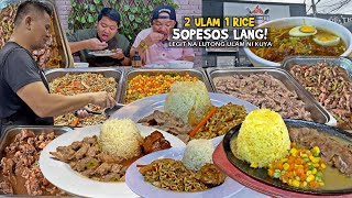 50Pesos Lang ang '2 ULAM at 1 RICE' ni Kuya May 'UNLI SOUP' pa! | Mini RESTO na Pang MASA!
