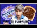 CHEESE AND CHOCOLATE SANDWICH Philadelphia Milka Taste Test CHEESE AND CHOCOLATE SANDWICH Philadelphia Milka Taste Test