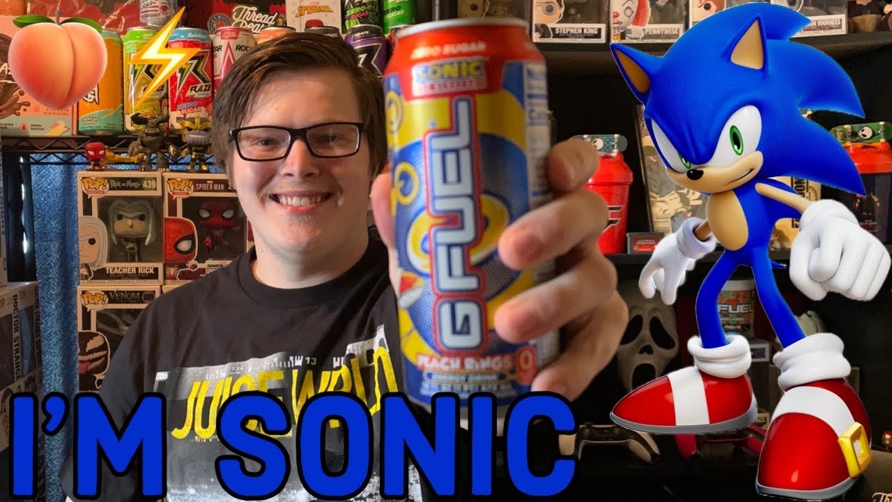 Sonic Peach Rings Review & Taste Test G Fuel - Gamerheadquarters