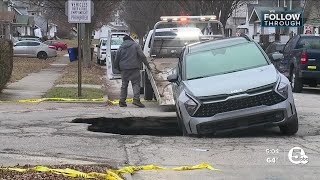 Her car was totaled by a sinkhole. The city will only give her $806 for repairs