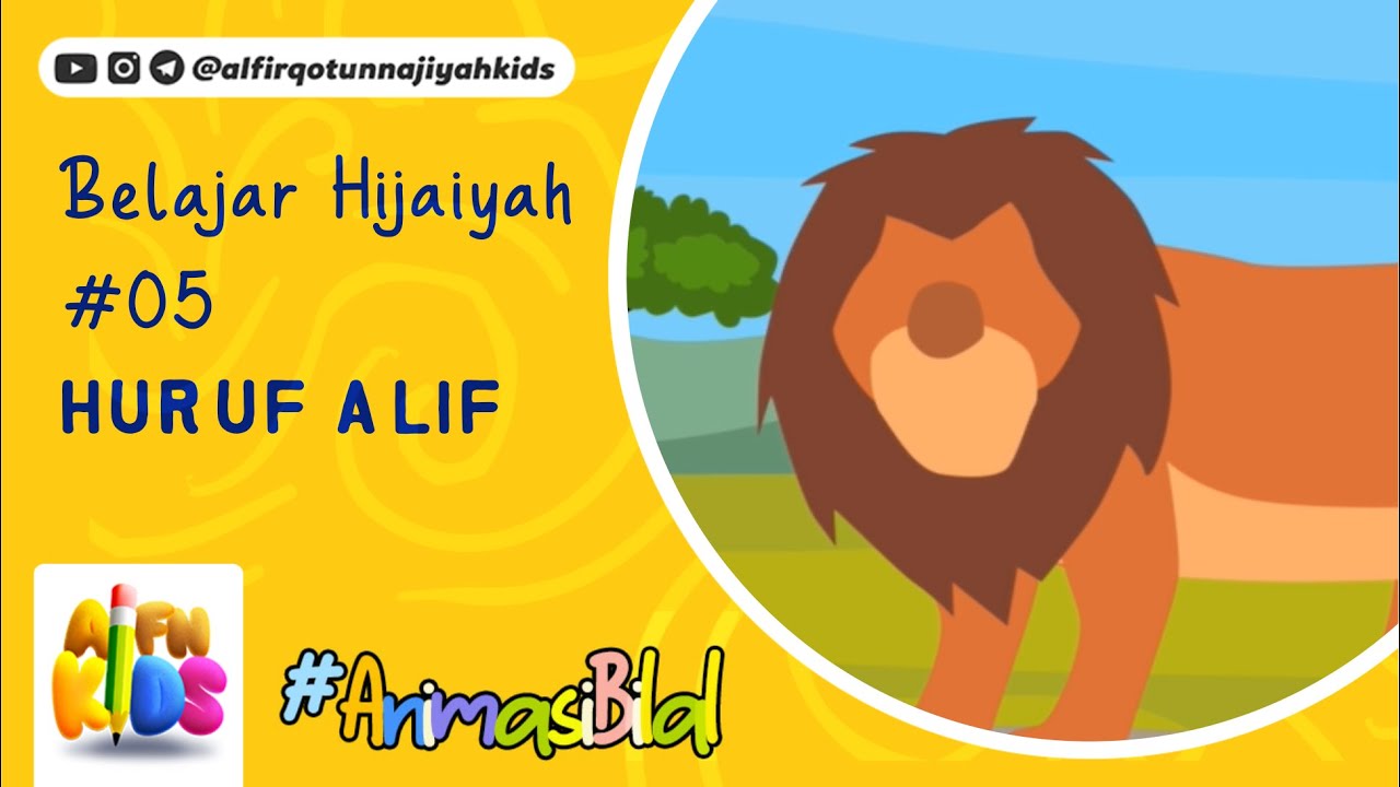AFN Kids - Belajar Huruf Alif ا ( Animasi )