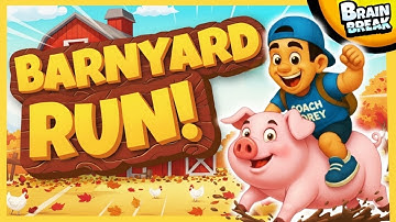 🍂 The BarnYard Run! 🍂 Brain Break 🍂 Fall Brain Breaks for Kids 🍂 Danny Go Inspired