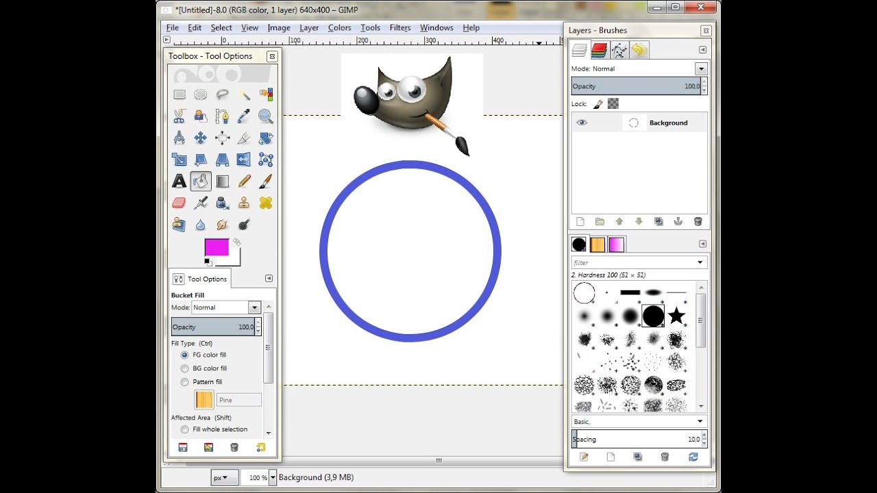 How to Draw a Circle in Gimp (with Pictures) - wikiHow