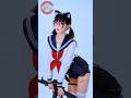 Tactical Cat Girl Seifuku So Cute ❤️😍 Cat Girl Cosplay #shorts