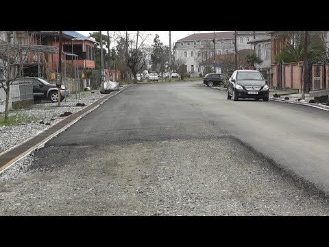 ფოთში გზების სარეაბილიტაციო სამუშაოები მიმდინარეობს 09 02 21