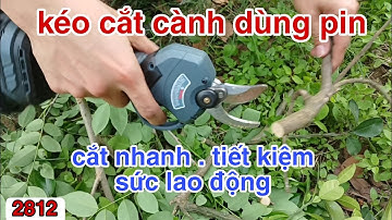 kéo cắt cành - kéo cắt cành bằng pin cắt nhanh tiết kiệm sức lao động