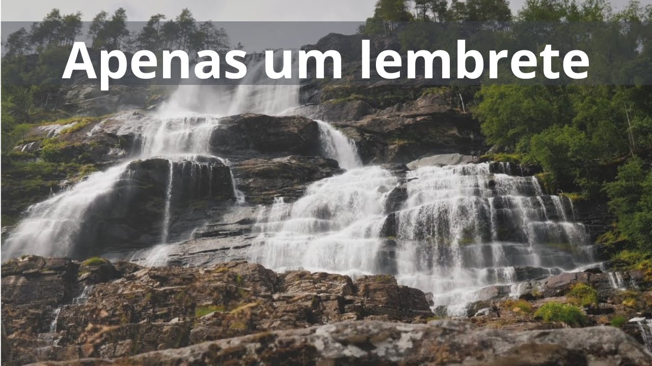 Apenas um lembrete - Momento Espírita