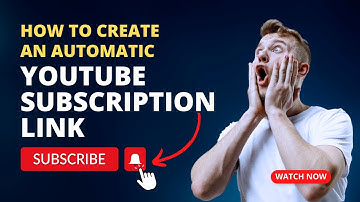 How to create an automatic subscription link on Youtube