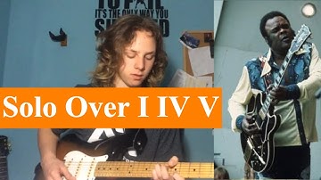 How to Solo over a 1 4 5 Chord Progression, Scales, Modes, Arpeggios and Licks