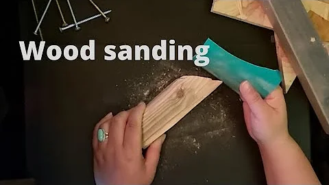 Asmr - wood sanding, no talking, guaranteed tingles 💯