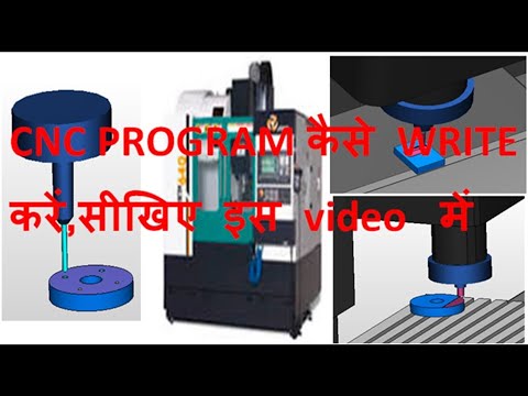 How to write CNC program - YouTube
