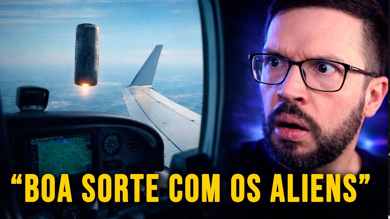 ISSO APARECEU DO LADO DE ASA DE AVIÃO!
