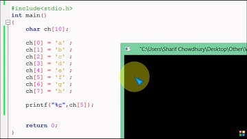 Bangla C programming tutorial  52  String Basic  Difference Between char array & string