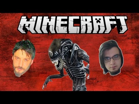 Minecraft Türkçe Survival | Korku Haritası Alien İsolation | Bölüm 3