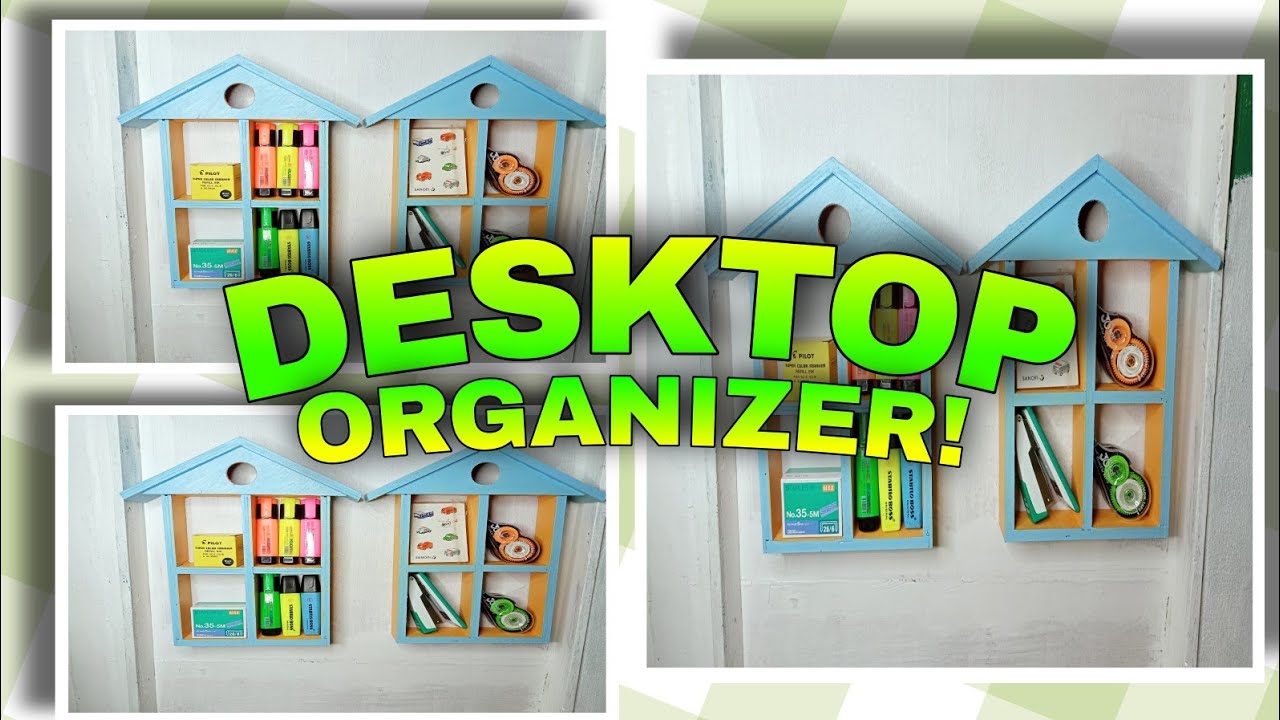 How to make School Supplies Holder DIY Desktop Organizer by WOOD