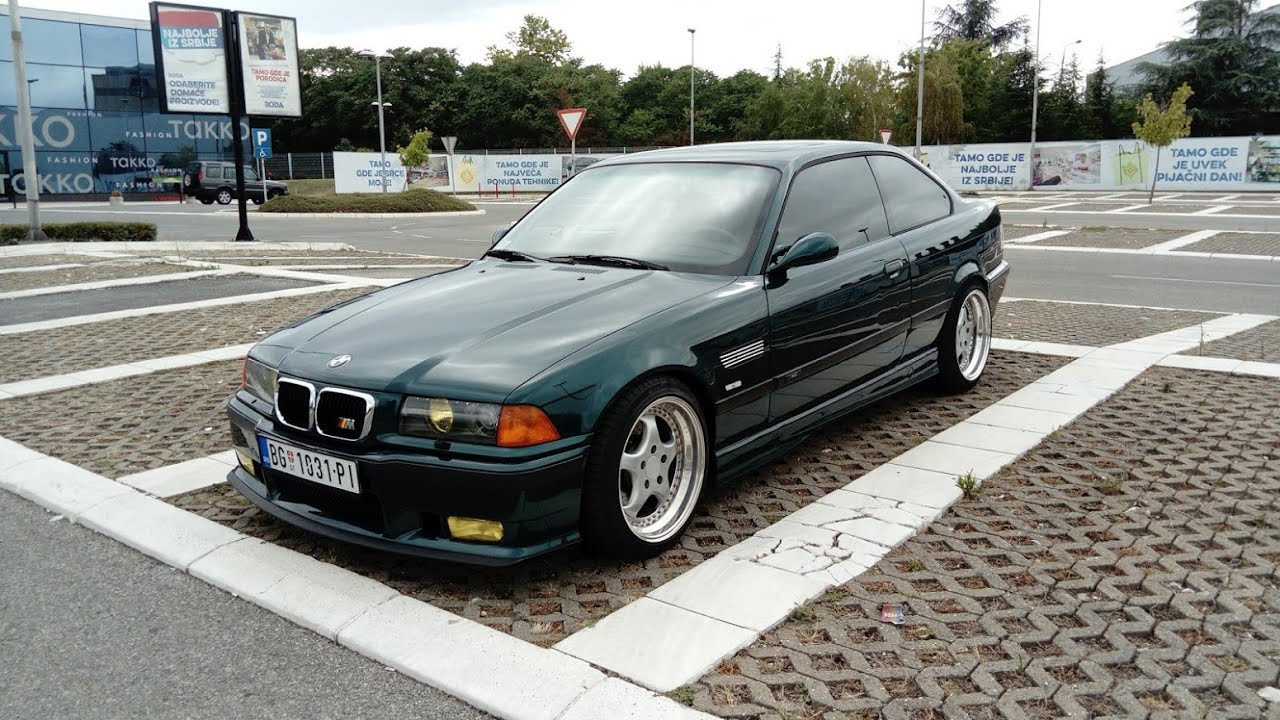 BMW e36 ///M3 individual, Boston green, 1995 - YouTube