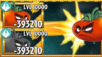 Plants vs Zombies 2 Ultomato Plant Upgraded to Level 10000 PvZ2 | @verammod