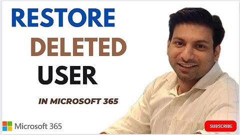 How to Restore a Deleted Microsoft 365 User | Microsoft 365 admin center