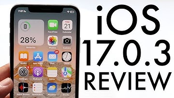 iOS 17.0.3 Review! (Features, Changes, Etc.)