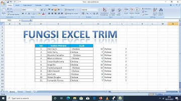 Fungsi Rumus Trim Excel, Cara Menghilangkan Spasi Ganda, Awal dan Akhir Kata di Excel #tutorialexcel