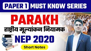 Parakh Nep 2020 Ugc Net Dec 2023 Paper 1 Must Know Series Shiv Sir Vision Jrf