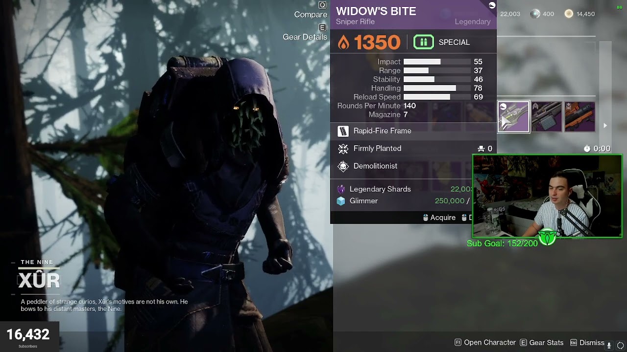 BUGGED XUR INVENTORY THIS WEEK - DESTINY 2