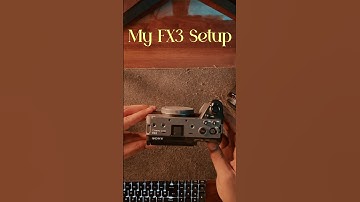 Sony FX3 Setup for Cinematic Videos ! 🎥🔥