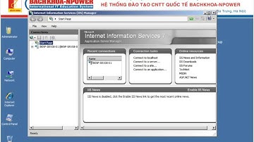 70 642 Cấu Hình Dịch Vụ IIS Với Single Website