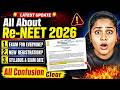 Re-NEET 2026 Official Update | Everything About Exam, Registration, and Date | by Premila Mam