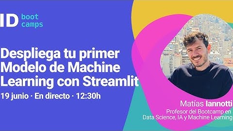 Despliega tu Primer Modelo ML con Streamlit