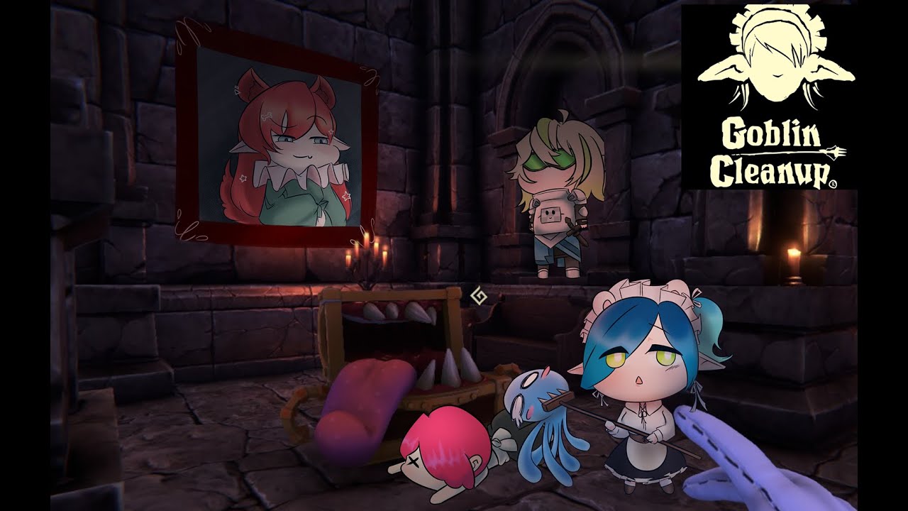 【Goblin Cleanup聯動 】繼續打掃充滿陷阱的魔王城!【鬣崎米娜米】 @ivvane @Skelitto @Kii_Tooru | MYViki