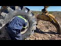Tire troubles with brand new tires on the Tigercat 635