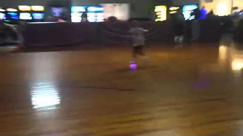 Amanda roller skating