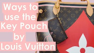 🤔 Review + What fits in LV Key Pouch | Is it worth it? | Ways to use it!