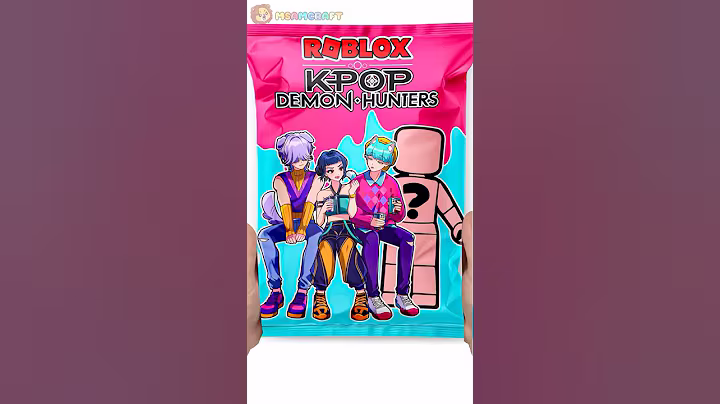 ROBLOX Kpop Demon Hunters Blind bag 케이팝 데몬 헌터스 블라인드백 언박싱 #papercraft #diy #kpopdemonhunters #netflix