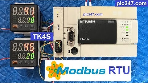 FX3U "Modbus RTU" Autonics TK4S Tutorial