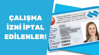 Çalışma İzni İptal Edilenler, İkamet İzni Alabilirmi 