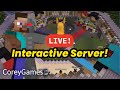 🔴 Control my Minecraft Server! Interactive Livestream TV