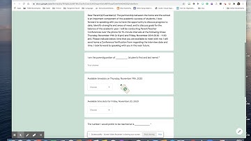 How To Use Google Forms To Organize Your Parent-Teacher Interviews
