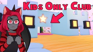 Sneaking Into The KIDS ONLY CLUB In Adopt Me! (Roblox)