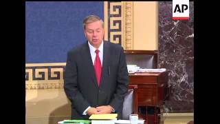 Republican Sen. Lindsey Graham says he'll vote for Supreme Court nominee Sonia Sotomayor, breaking w
