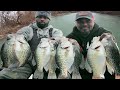We caught over 200 crappie in this small creek spring 2024