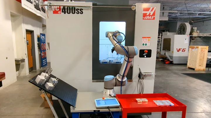 Rapid Design Ur10e Mill tending VC-400ss Pallet Changer